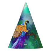Mooie kleur Parrot Paper Party Pet Feesthoedjes (Links)
