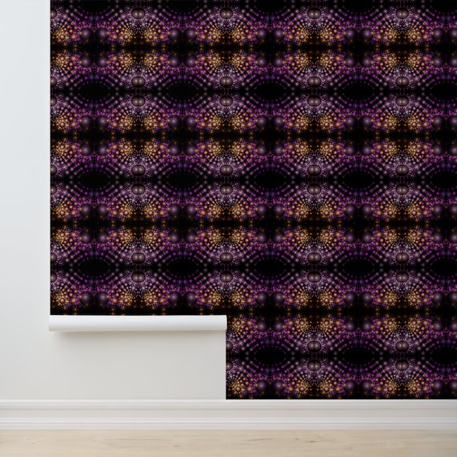 Mooie kleur Pattern Art Ornamenten Behang (Applicatie)