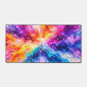 Mooie Kleur Spat Explosie Bureaumat (Voorkant)