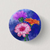 Mooie kleuren Gerberas Button Spring Flowers (Voorkant)