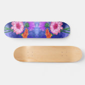 Mooie kleuren Gerberas Skateboard Gift (Horizontaal)