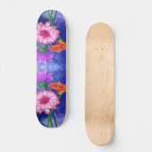 Mooie kleuren Gerberas Skateboard Gift (Voorkant)