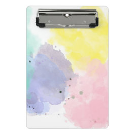 Mooie kleuren met een zachte aanraking mini klembord