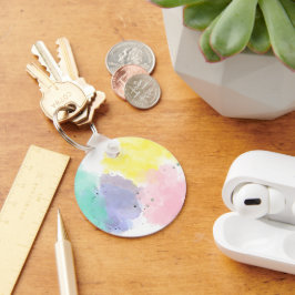 Mooie kleuren met een zachte aanraking sleutelhanger