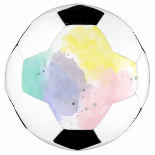 Mooie kleuren met een zachte aanraking voetbal