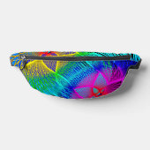 Mooie kleuren Neon Lights Fanny Pack Heuptasje (Liggend)