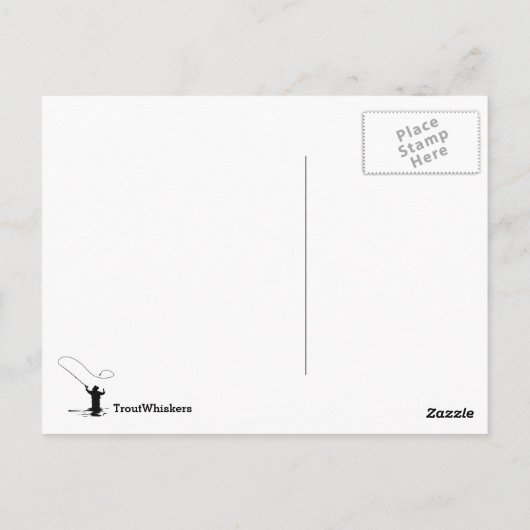 Mooie kleuren van 3 forel briefkaart (Achterkant)