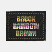 Mooie kleuren van 3 forel fleece deken (Voorkant (Horizontaal))