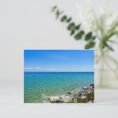 Mooie kleuren van het meer van Huron Briefkaart (Staand voorkant)
