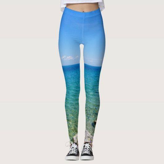 Mooie kleuren van het meer van Huron Leggings (Voorkant)