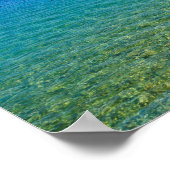 Mooie kleuren van het meer van Huron Poster (Hoek)