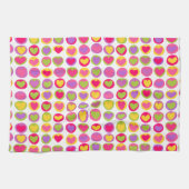 Mooie kleurige harten Keukendoek Theedoek (Horizontaal)