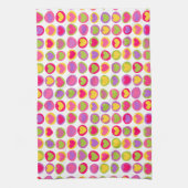 Mooie kleurige harten Keukendoek Theedoek (Verticaal)