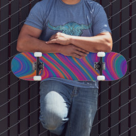 Mooie Kleurkrullen Persoonlijk Skateboard