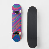 Mooie Kleurkrullen Persoonlijk Skateboard (Voorkant)