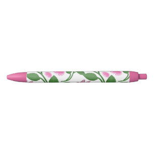 Mooie Kleurrijk bloemmotief Zwarte Inkt Pen