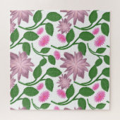 Mooie Kleurrijk bloempatroon Legpuzzel (Horizontaal)