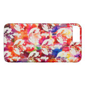 Mooie kleurrijke abstracte bladpatronen Case-Mate iPhone case (Achterkant (Horizontaal))