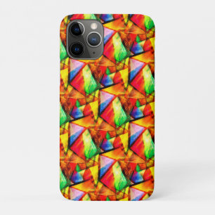 Mooie kleurrijke abstracte naadloze driehoek patro Case-Mate iPhone case