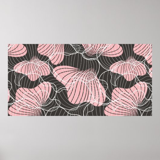 Mooie kleurrijke abstracte naadloze patroon. Achte Poster (Voorkant)