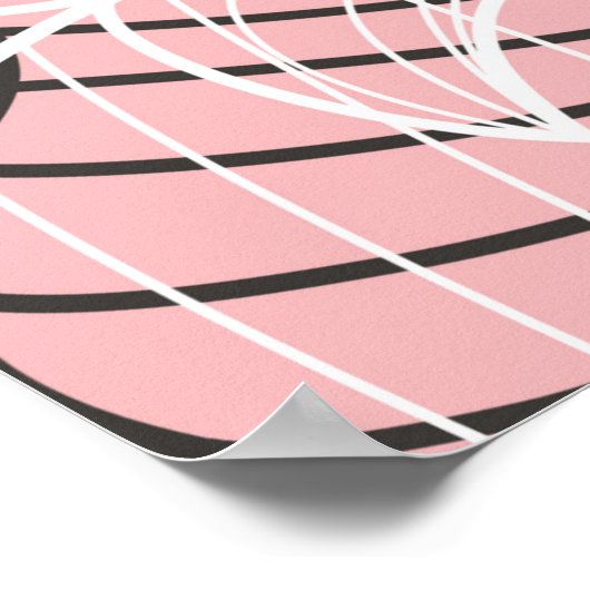 Mooie kleurrijke abstracte naadloze patroon. Achte Poster (Hoek)