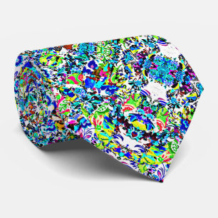 Mooie kleurrijke abstracte schildering stropdas