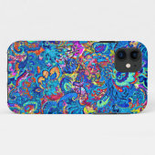 Mooie kleurrijke abstracte schilderkunst bloemen Case-Mate iPhone case (Achterkant (horizontaal))