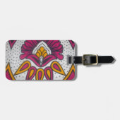 Mooie kleurrijke Afrikaanse stof Motief Art Print Bagagelabel (Voorkant horizontaal)