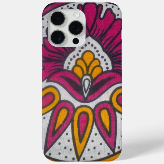 Mooie kleurrijke Afrikaanse stof Motief Art Print Case-Mate iPhone Case (Achterkant)