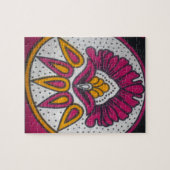 Mooie kleurrijke Afrikaanse stof Motief Art Print Legpuzzel (Horizontaal)