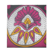 Mooie kleurrijke Afrikaanse stof Motief Art Print Notitieblok (Voorkant)