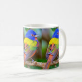 Mooie kleurrijke Bird Coffee Mok (Voorkant rechts)