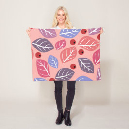 Mooie Kleurrijke Bladeren | Fleece Deken