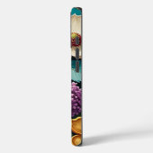 Mooie Kleurrijke Bloem Kunst Case-Mate iPhone Case (Achterkant / Links)