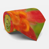Mooie kleurrijke bloem met Milkweed Art Print Stropdas (Opgerold)