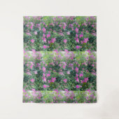 Mooie Kleurrijke Bloem Wandkleed (Voorkant)