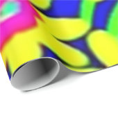 Mooie kleurrijke bloemen inpakpapier (Rol Hoek)