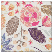 Mooie, kleurrijke bloemen stof (Swatch)