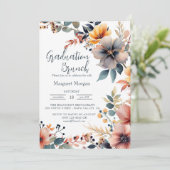 Mooie kleurrijke bloemen Vrijgezellenfeest Kaart (Staand voorkant)