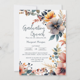 Mooie kleurrijke bloemen Vrijgezellenfeest Kaart