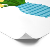 Mooie kleurrijke bloemenvaas poster (Hoek)