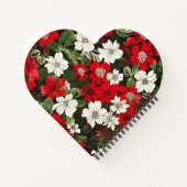 Mooie Kleurrijke Bloemige Aangepaste Spiraal Notit Notitieboek (Achterkant)