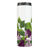 Mooie Kleurrijke Bloemige Bruidsmeisje Feest Favor Thermosbeker (Achterkant)