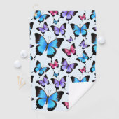 Mooie, kleurrijke Butterflies Golfhanddoek (Insitu)