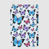 Mooie, kleurrijke Butterflies Golfhanddoek (Voorkant)