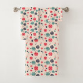 Mooie kleurrijke cirkel bad handdoek (Insitu)