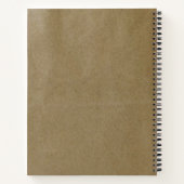 Mooie Kleurrijke Dinosauriërs T-Rex Naam Spiraal N Notitieboek (Achterkant)