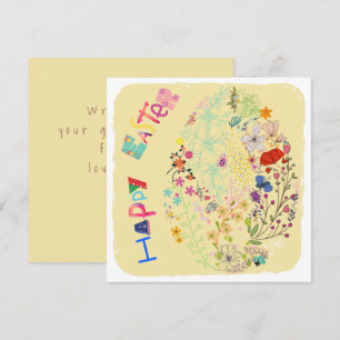 Mooie, kleurrijke Eieren-rooster-Kaart