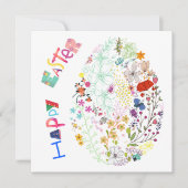 Mooie, kleurrijke Eieren-rooster-Kaart (Voorkant)