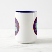 Mooie kleurrijke enge Halloween patronen Mok (Midden)